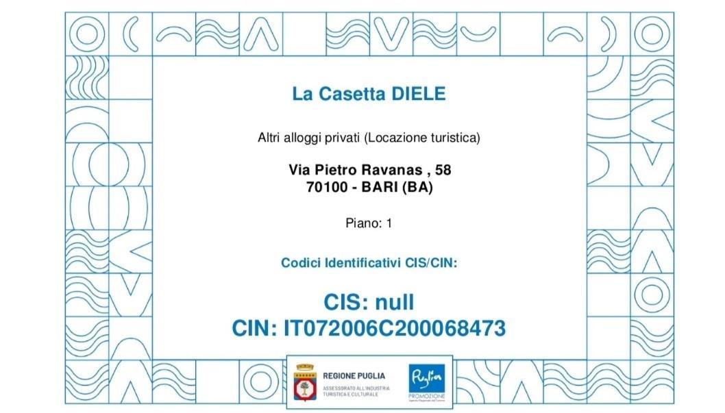 La Casetta Diele Bari Esterno foto
